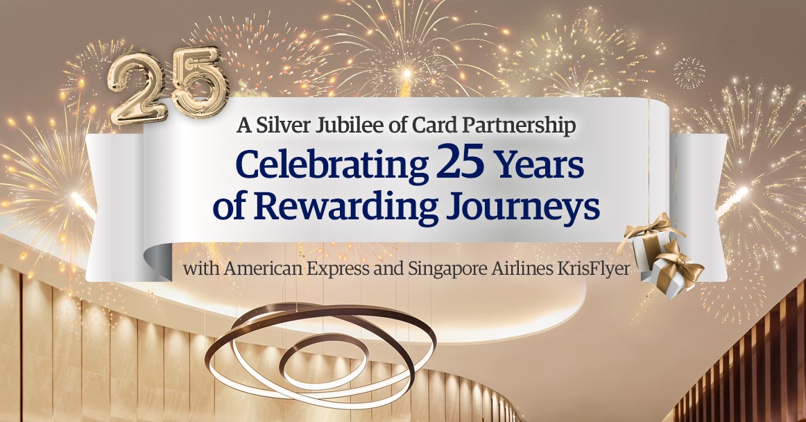 American Express and Singapore Airlines offer limited edition rewards for 25 years of partnership