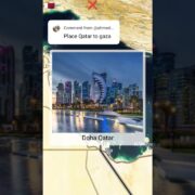 Qatar to Gaza phalastine #freepalestine #foryou #travel #shorts #trending #viralvideo #map #gaza